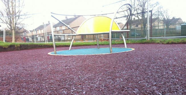 NBS Q26 360A Rhino Mulch In-situ Synthetic Surfacing in Aston