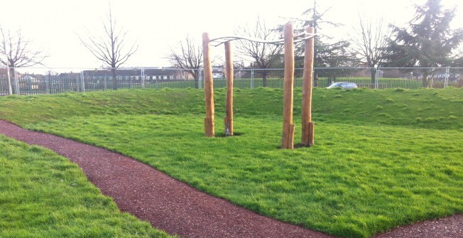 Recycled Rubber Mulch Installation in Belfast