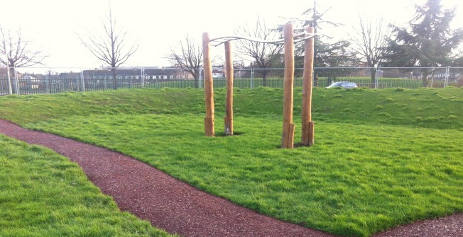 Recycled Rubber Mulch Installation