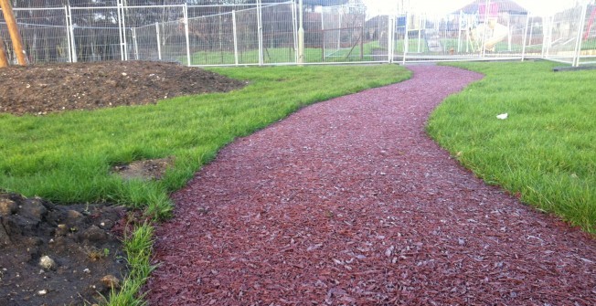 Rhino Mulch for Pathways in Newtown