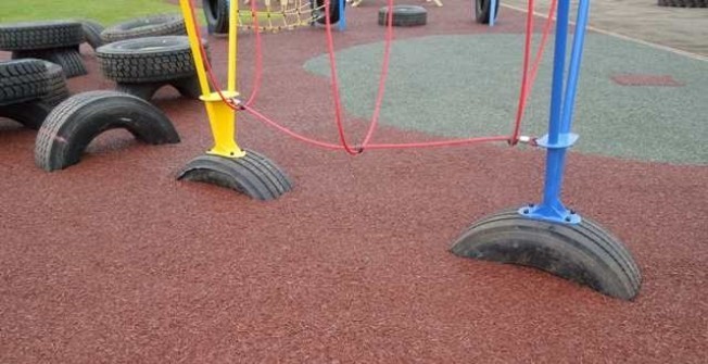 Recycled Rubber Mulch Spec for Play Areas in Newton